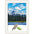 Amanti Art Picture Frame, 26" x 36", Matted For 20" x 30", Ridge White