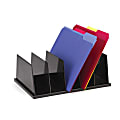 OIC 5-Compartment Desktop Sorter, Black 1 thumbnail image
