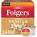 Folgers® Gourmet Selections Single-Serve Coffee K-Cup®, French Vanilla, Carton Of 24