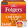 Folgers® Keurig® Single Serve K-Cup® Pods, Caramel Drizzle, Carton Of 24