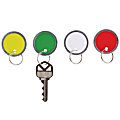 Office Depot® Brand Round Key Tags, 1.25" Diameter, Assorted Colors, Pack Of 50