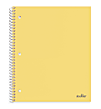 Office Depot® Brand Stellar Poly Notebook, 8" x 10-1/2", 1 Subject, Wide Ruled, 200 Pages (100 Sheets), Yellow