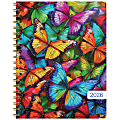 2025-2026 Global Excello Brands Hardcover Fashion Weekly/Monthly Planner, 8-1/2” x 11", Colorful Butterflies, November 2025 To December 2026 1 thumbnail image