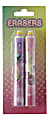 Office Depot® Brand Round Pencil-Shape Erasers, 6-7/8" x 2-3/4", Pink/Purple, Pack Of 2 Erasers 1 thumbnail image