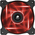 Corsair Air Series AF120 LED Red Quiet Edition High Airflow 120mm Fan - Twin Pack - 2 Pack - 4.72" Maximum Fan Diameter - 390.4 gal/min Maximum Airflow - 1500 rpm - 3-pin - Plastic - 2 pc(s) 1 thumbnail image