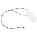 Office Depot® Brand Jewelry Tags, 0.38" x 0.81", White, Pack Of 100