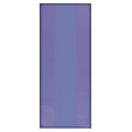 Amscan Plastic Treat Bags, Medium, Purple, Pack Of 125 Bags