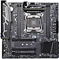 EVGA X299 Micro Desktop Motherboard - Intel Chipset - Socket R4 LGA-2066 - 64 GB DDR4 SDRAM Maximum RAM - DIMM - 4 x Memory Slots - Gigabit Ethernet - Wireless LAN - 6 x USB 3.0 Port - 2 x USB 3.1 Port - 6 x SATA Interfaces 1 thumbnail image