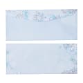 Gartner Studios® #10 Holiday Envelopes, Gummed Seal, Blue/White, Pack Of 40 Envelopes
