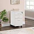 Office Star Prado 18"D Vertical 3-Drawer Mobile File Cabinet, White 1 thumbnail image