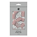 U Brands® Soft Touch Fashion Binder Clips, Medium, 1-1/4" Wide, 1/2" Capacity, Blush, Pack Of 10