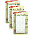Miller Studio Removable Magic Mounts®, Tabs, 1/2" x 1/2", White, 480 Tabs Per Pack, Set Of 3 Packs 1 thumbnail image