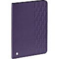 Verbatim Folio Expressions Case for iPad Air - Metro Purple - Scratch Resistant Interior, Scuff Resistant Interior, Wear Resistant Interior, Tear Resistant Interior - Purple Metro"