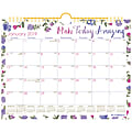 Cambridge® Monthly Wall Calendar, 11" x 8 1/2", Happy Thoughts, January 2019 to December 2019 1 thumbnail image