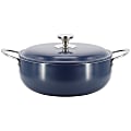 Oster Cartagena Aluminum Nonstick Caldero With Lid, 7.4 Qt, Blue 1 thumbnail image