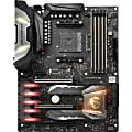 MSI X370 GAMING M7 ACK Desktop Motherboard - AMD Chipset - Socket AM4 - 64 GB DDR4 SDRAM Maximum RAM - UDIMM, DIMM - 4 x Memory Slots - Gigabit Ethernet - Wireless LAN - 8 x USB 3.1 Port - 6 x SATA Interfaces 1 thumbnail image
