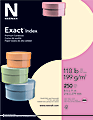 Neenah Exact® Index Card Stock, 8 1/2" x 11", 110 Lb., Ivory, Pack Of 250 Sheets 1 thumbnail image