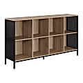 Office Star Ace 34”H 8-Cube Storage Bookcase, River Oak 1 thumbnail image