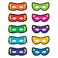 Teacher Created Resources Decorative Accents, Superhero Masks, Assorted Colors, Pack Of 30