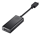 HP Pavilion USB Type-C-To-HDMI™ 2.0 Adapter, 0.43"H x 5.91"W x 0.98"D, Black, 2PC54AA#ABL 1 thumbnail image