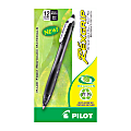 Pilot® Rexgrip BeGreen Retractable Ballpoint Pens, Medium Point, Black Ink, Pack Of 12 Pens