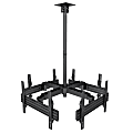 Mount-It! MI-514 Ceiling Mount For 4 TVs, Black 1 thumbnail image