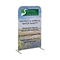 Custom Printed Step & Repeat Double-Sided Stretch Fabric Table Top Display Kit, 2' x 4' 1 thumbnail image