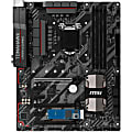 MSI Z270 Tomahawk OPT Boost Desktop Motherboard - Intel Chipset - Socket H4 LGA-1151 - 64 GB DDR4 SDRAM Maximum RAM - DIMM - 4 x Memory Slots - Gigabit Ethernet - 6 x USB 3.1 Port - HDMI - DVI - 6 x SATA Interfaces 1 thumbnail image