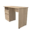 Inval 48"W Writing Desk With Traditional Design, Sandstone