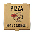 BluTable Pizza Boxes, 2"H x 12"W x 12"D, Kraft, Pack Of 50 Boxes 1 thumbnail image