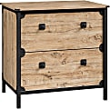 Sauder® River 30"W x 20-3/4"D Lateral 2-Drawer File Cabinet, Milled Mesquite