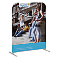 Custom Printed Step & Repeat Double-Sided Stretch Fabric Floor Display Kit, 4' W X 4.5' H 1 thumbnail image
