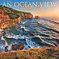 2024 Willow Creek Press Scenic Monthly Mini Wall Calendar, 7” x 7”, Ocean View, January To December