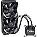 EVGA CLC 240 Cooling Fan/Water Block - 120 mm - 2400 rpm74.8 CFM - 39.9 dB(A) Noise - Teflon Nano Bearing - 4-pin - Socket R4 LGA-2066, Socket LGA 2011-v3, Socket R LGA-2011, Socket H3 LGA-1150, Socket H4 LGA-1151, Socket H2 LGA-1155, Socket H LGA-1156 1 thumbnail image