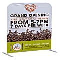Custom Printed Step & Repeat Double-Sided Stretch Fabric Floor Display Kit, 8' W X 4.5' H 1 thumbnail image