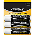 ChapStick Classic Lip Balms, Original, 0.15 Oz, Pack Of 3 Sticks 1 thumbnail image
