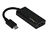 StarTech.com USB-C to HDMI Adapter - USB Type-C to HDMI Converter - 4K 60Hz - External video adapter - USB-C - HDMI - black -  - CDP2HD4K60 1 thumbnail image