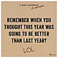 TF Publishing Humor Monthly Wall Calendar, 12" x 12", A Calendar Of Sarcasm, January to December 2022, 1046