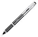 TUL® RB2 Rollerball Pens, Medium Point, 0.7 mm, Silver Barrel, Black Ink, Pack Of 3
