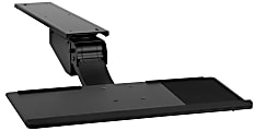 Mount-It! MI-7139 Standing Keyboard And Mouse Platform With Ergonomic Wrist Rest/Mouse Pad, 26.5"H x 5.75"W x 10"D, Black 1 thumbnail image