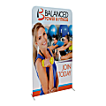 Custom Printed Step & Repeat Double-Sided Stretch Fabric Floor Display Kit, 4' W X 6' H 1 thumbnail image