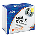 Office Depot® Brand Mini DVD-R Recordable Media With Slim Jewel Cases, 1.4GB/30 Minutes, Pack Of 10 1 thumbnail image