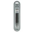TUL® Retractable Gel Pen Refills, Medium Point, 0.7 mm, Black Ink, Pack Of 2 1 thumbnail image