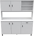Inval Ambrossia 63"W Kitchen Cabinet, White 1 thumbnail image