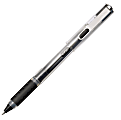 TUL® RB1 Rollerball Pens, Medium Point, 0.7 mm, Silver Barrel, Black Ink, Pack Of 12 Pens 1 thumbnail image