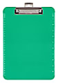 Office Depot® Brand Plastic Clipboards, 8 1/2" x 11", Lime Green
