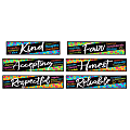 TREND 6-Piece Character Traits Mini Bulletin Board Set, 25-1/2", Multicolor, All Grades