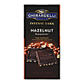 Ghirardelli® Intense Dark, Hazelnut Heaven Bars, 3.5 Oz, Pack Of 12 Bags