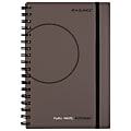 AT-A-GLANCE® Plan. Write. Remember. Undated Planning Notebook With Reference Calendars, 5-1/2" x 9", Gray, 70621030