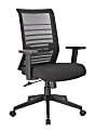 Boss Office Products Mesh Task Chair With T-Arms, Black